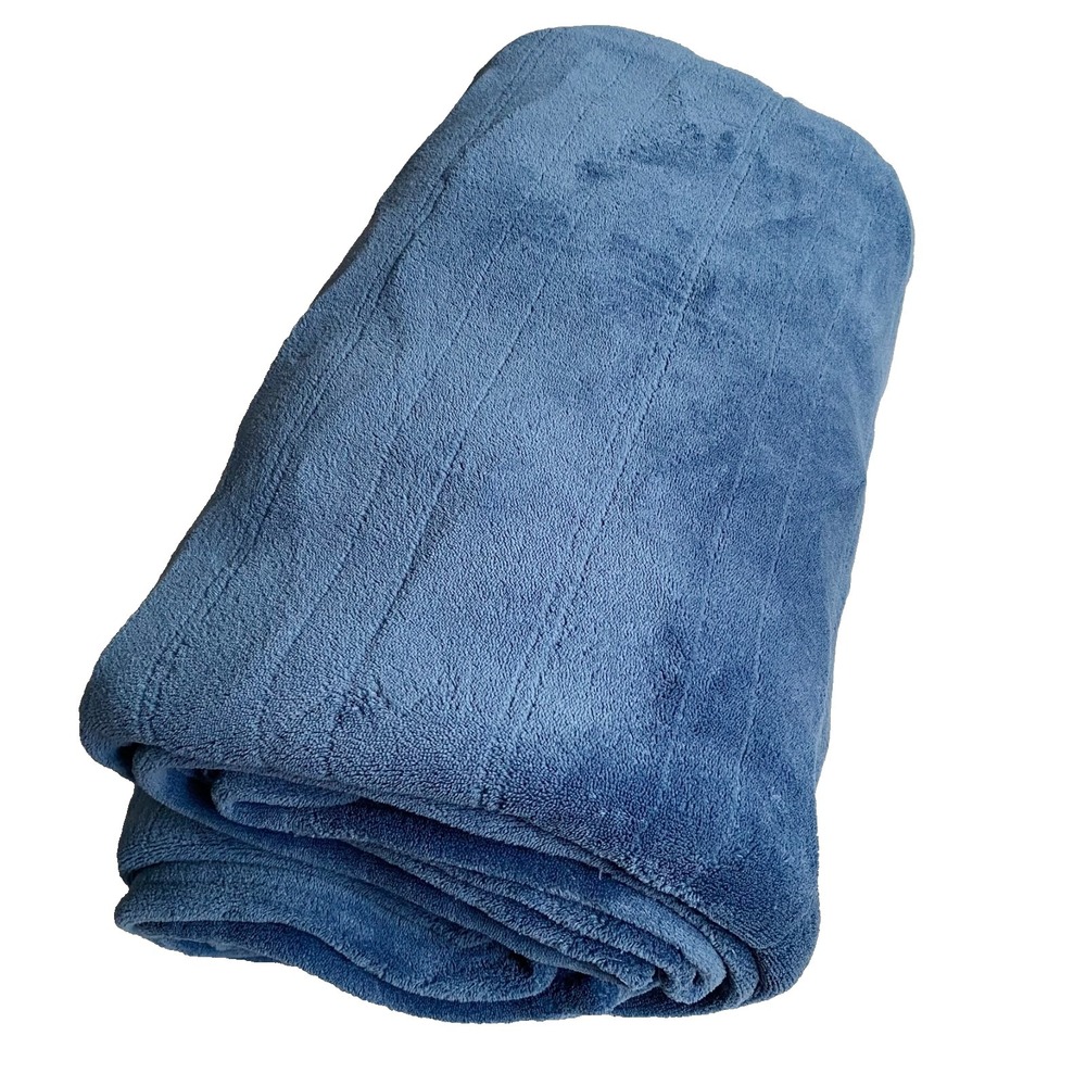 Biddeford Electric Blanket King Blue Heated Cover Dual Control Microplush, Fine! - Picture 3 of 8